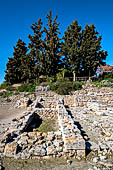 The palace of Festos. The northwest corner of the complex, the Upper Court.